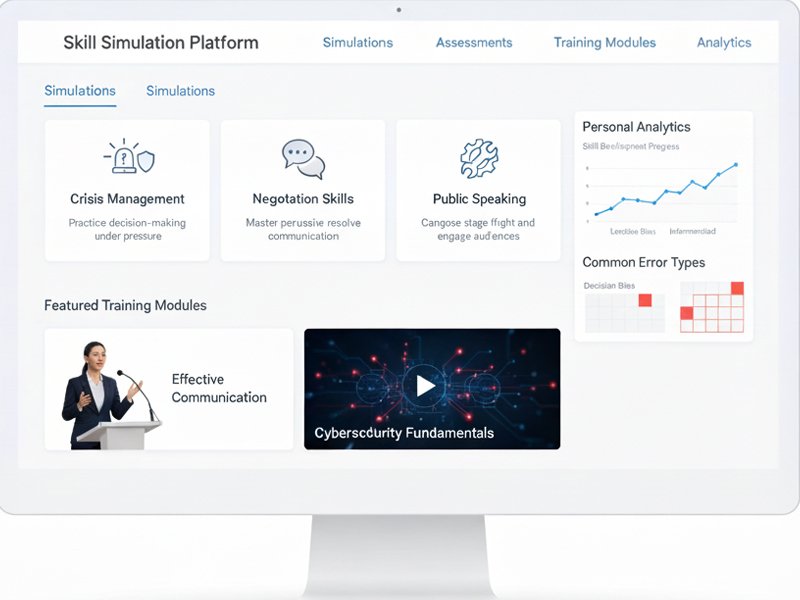 Skill Simulation Platform screenshot